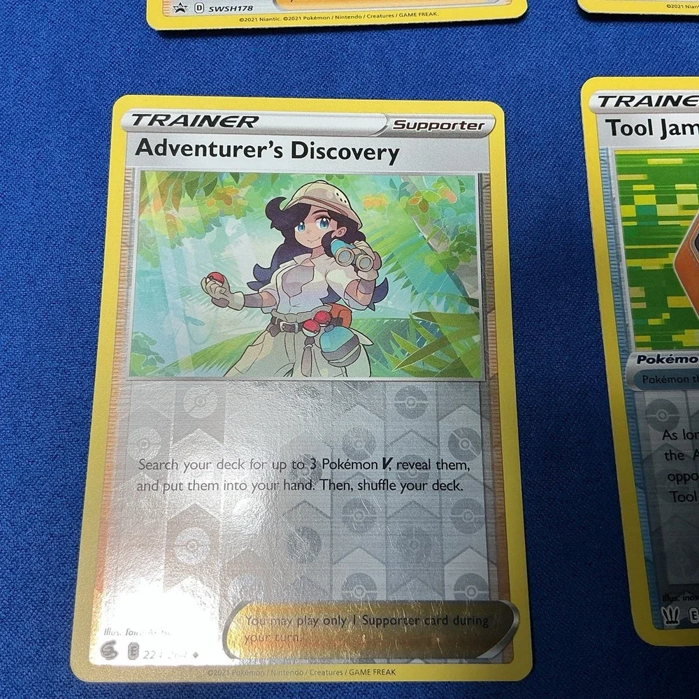 Pokemon TCG Vtg Holo Mid Era lot of 6‎ Cards Trainers Supporter Item Holos -CA